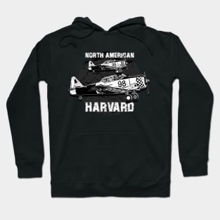 North American Harvard old training aircraft Hoodie